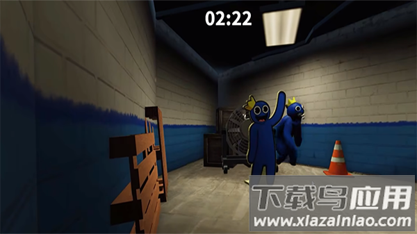 彩虹朋友躲猫猫手机版下载(Blue Survival: Hide N Seek)截图4