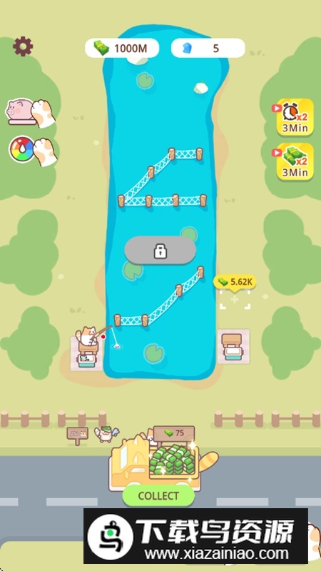 闲猫鱼塘无限钞票破解版截图2