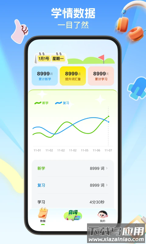 鲸鱼星单词app截图4