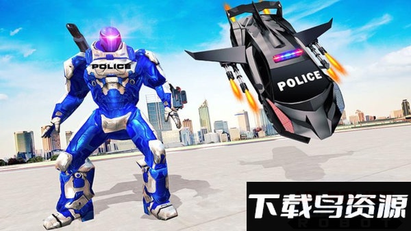 飞行警车机器人游戏截图1