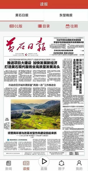 黄石日报电子版截图