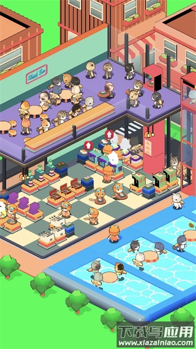 寿司猫咖啡馆游戏(Sushi Cat)截图4