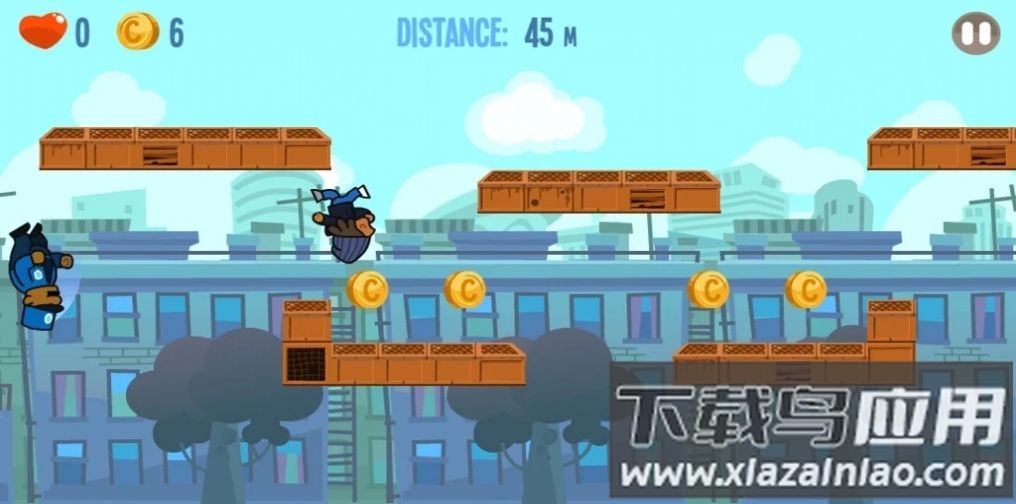 太空失控跑游戏(gravity kid)截图1