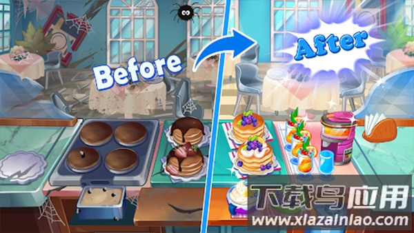 匆忙烹饪疯狂餐厅游戏(Rush Cooking)截图1