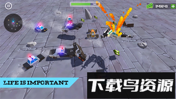 道奇警察躲避汽车手游截图1