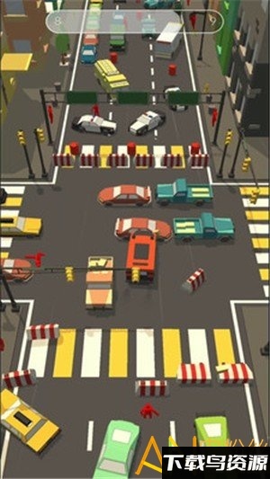 障碍道路碰撞3d手游截图1