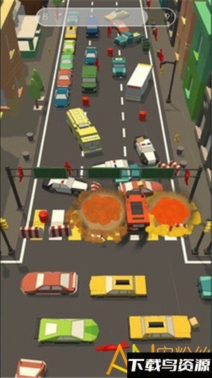 障碍道路碰撞3d手游截图2