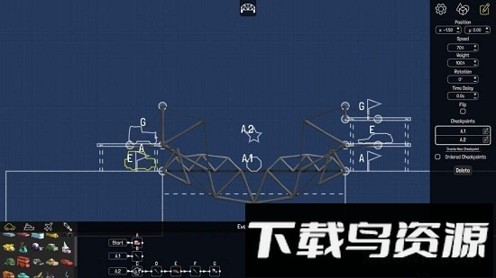 造桥鬼才游戏(Poly Bridge)截图2