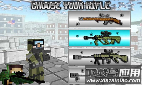 狙击手生存战手游(American Block Sniper Survival)截图1