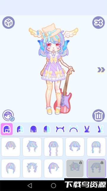 魔幻粉彩女孩萌拼平台手游截图3