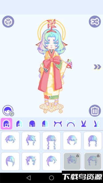 魔幻粉彩女孩萌拼平台手游截图4