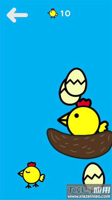 小鸡下蛋小游戏