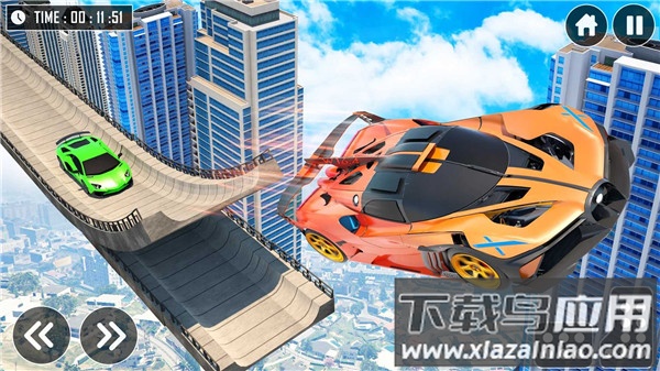 超级坡道汽车特技游戏(Mega Ramps Car Stunt - Ultimate Races)截图2