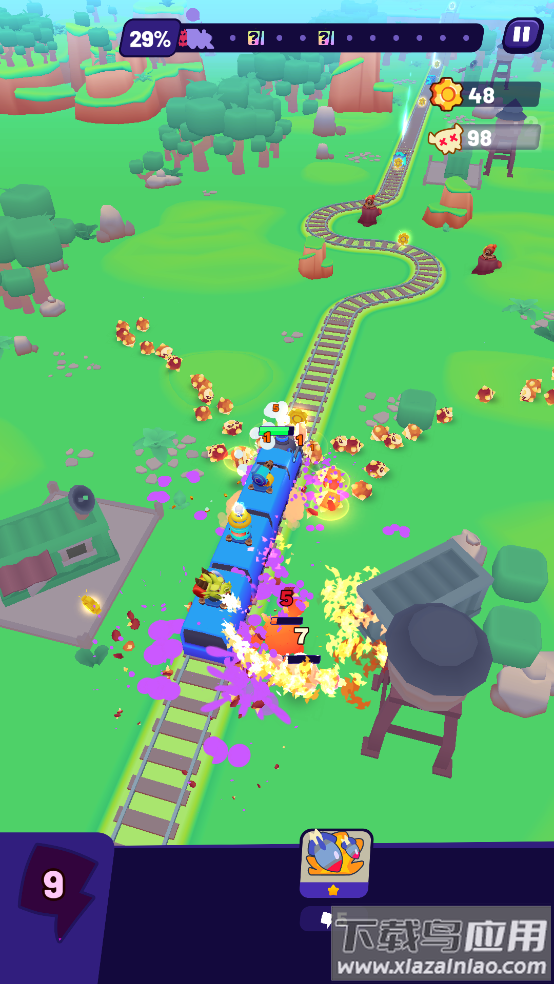 护航防御游戏(Convoy Defense: Train Rush!)截图4