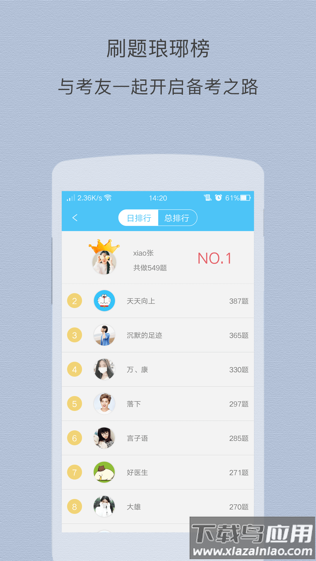 执业护士题库app截图4