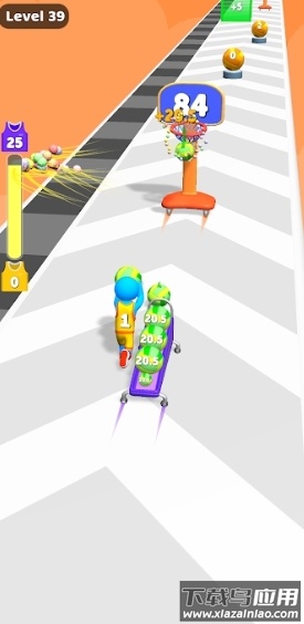 投篮跑酷游戏(Shoot Balls Run)截图1