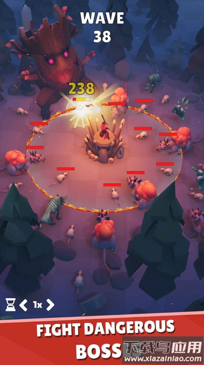 黑暗堡垒塔防(HeroDefence)截图1