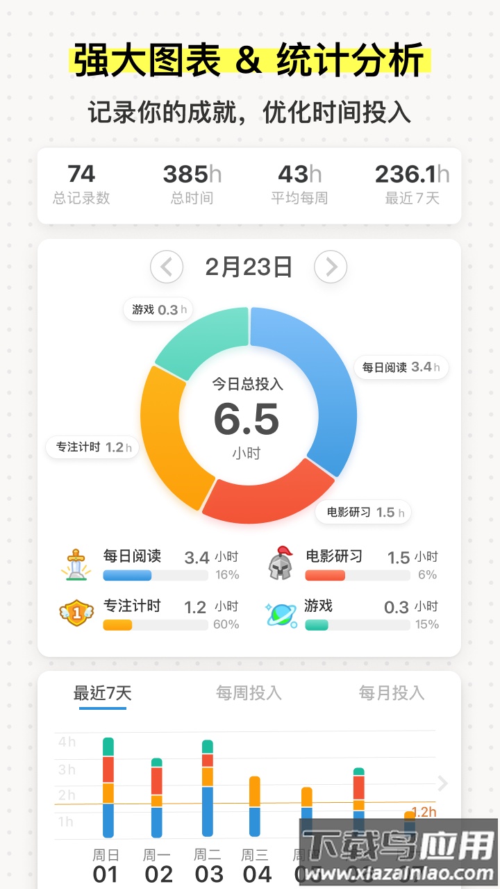 iHour时间投资计划app截图3