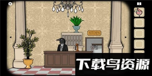 逃离方块饭店游戏