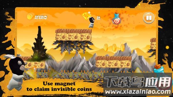 兔子小偷跑游戏下载安装(Ninja Hero Jump Run fight)截图2