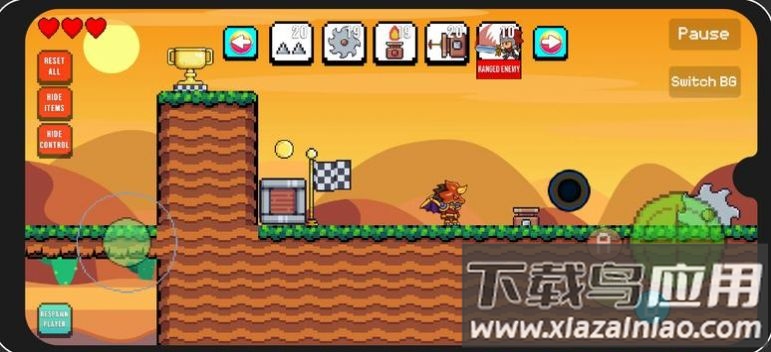 像素世界平台跳跃游戏下载(Pixel World)截图1
