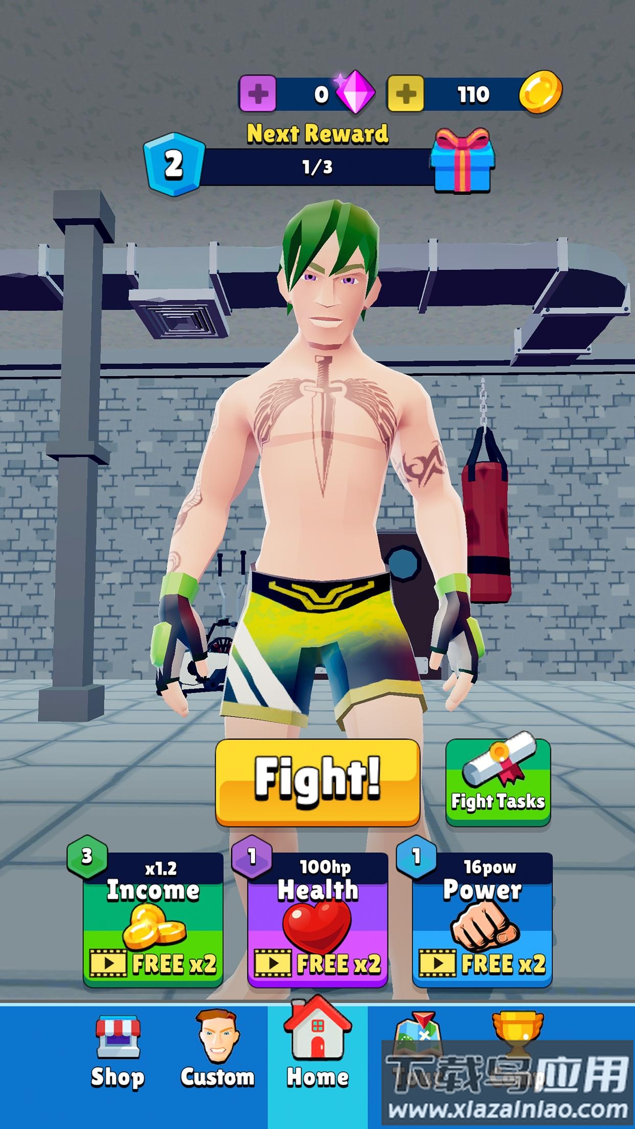 拳击战斗2手游下载(Swipe Fight 2)截图1