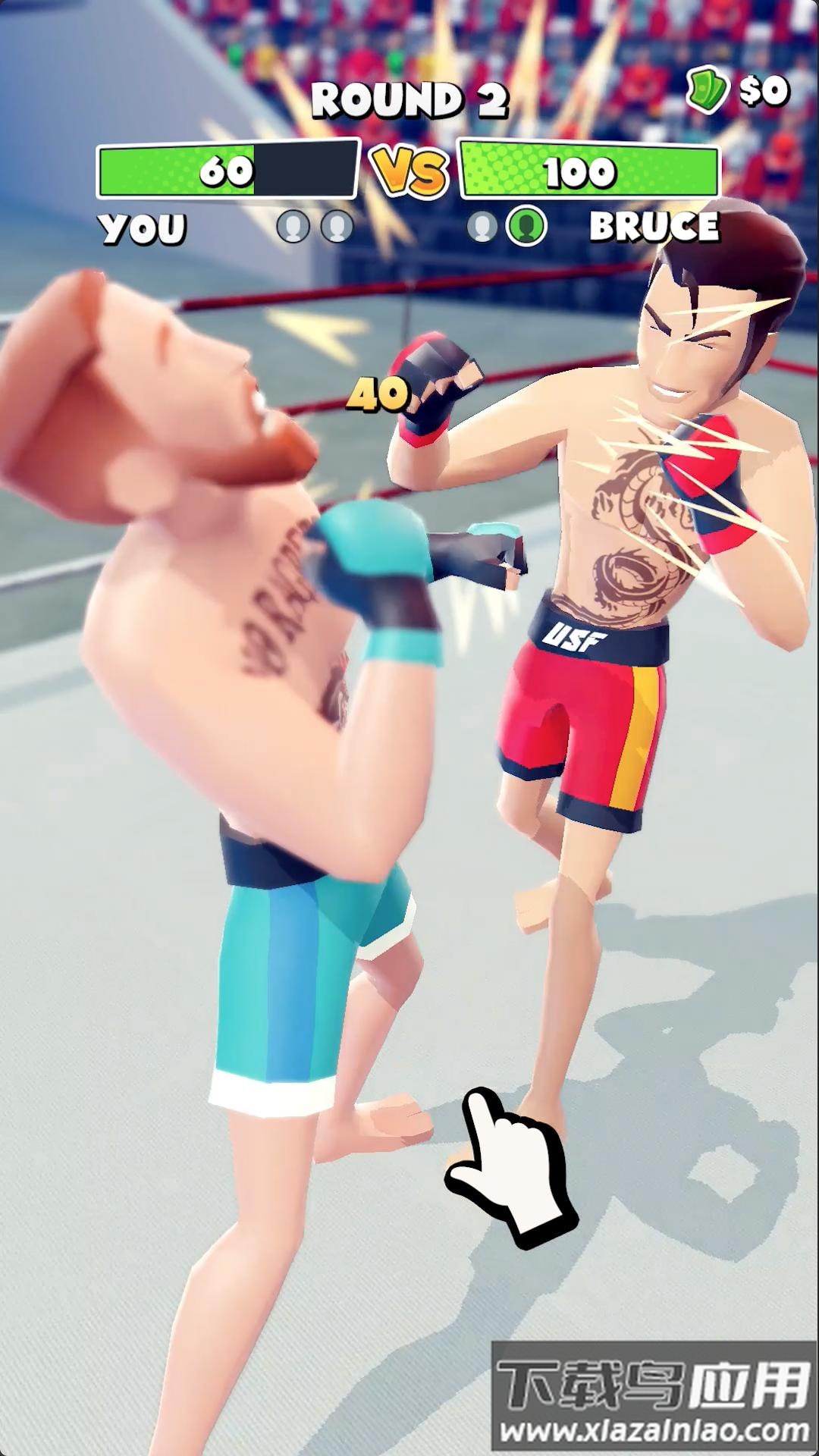 拳击战斗2手游下载(Swipe Fight 2)截图2