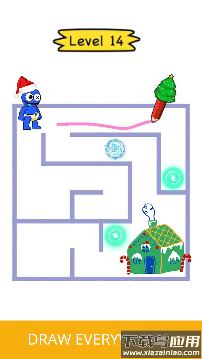 绘制迷宫逃生下载安装(Draw Maze Escape)截图2