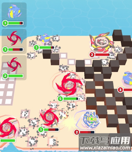 陀螺旋转碰撞Diggers Clash