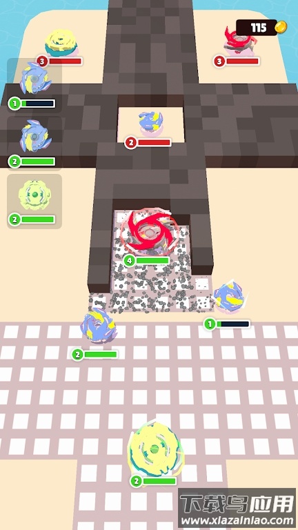 陀螺旋转碰撞Diggers Clash最新版截图1