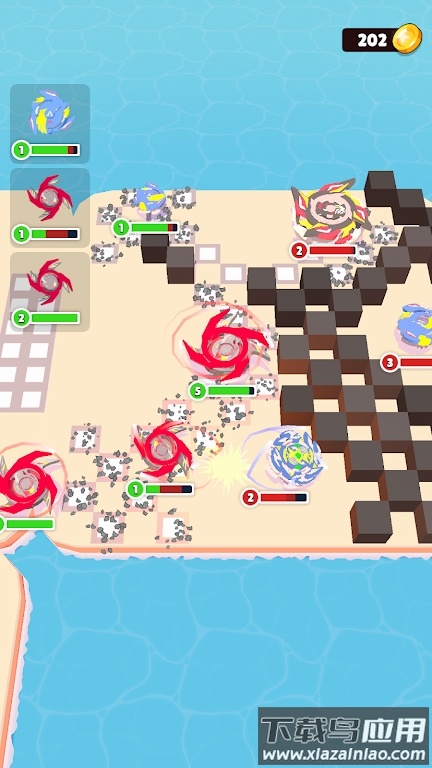 陀螺旋转碰撞Diggers Clash最新版截图3