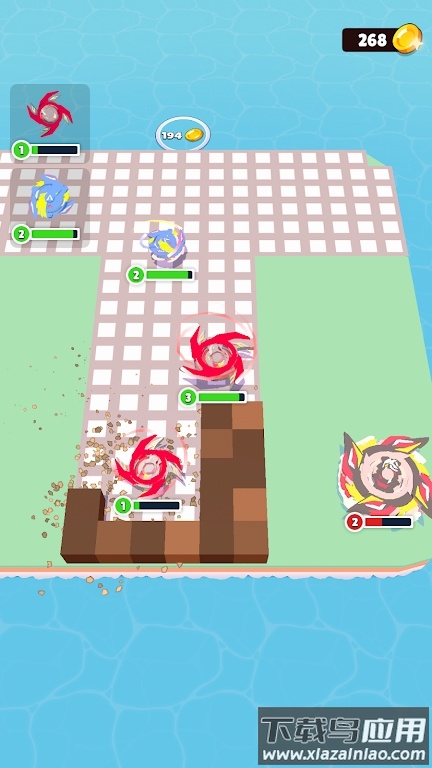 陀螺旋转碰撞Diggers Clash最新版截图4