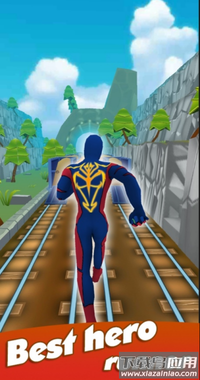超级英雄奔跑地铁奔跑者游戏最新版截图1