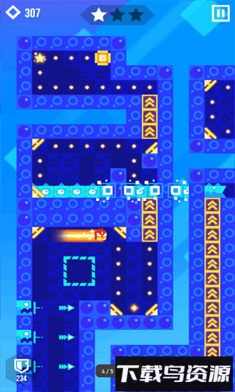 迷宫冲刺崛起游戏(Maze Dash Rising)截图