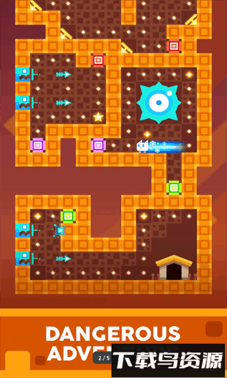 迷宫冲刺崛起游戏(Maze Dash Rising)截图
