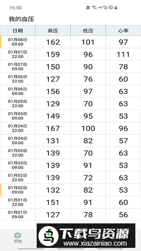 血压笔记血压记录软件最新版截图2