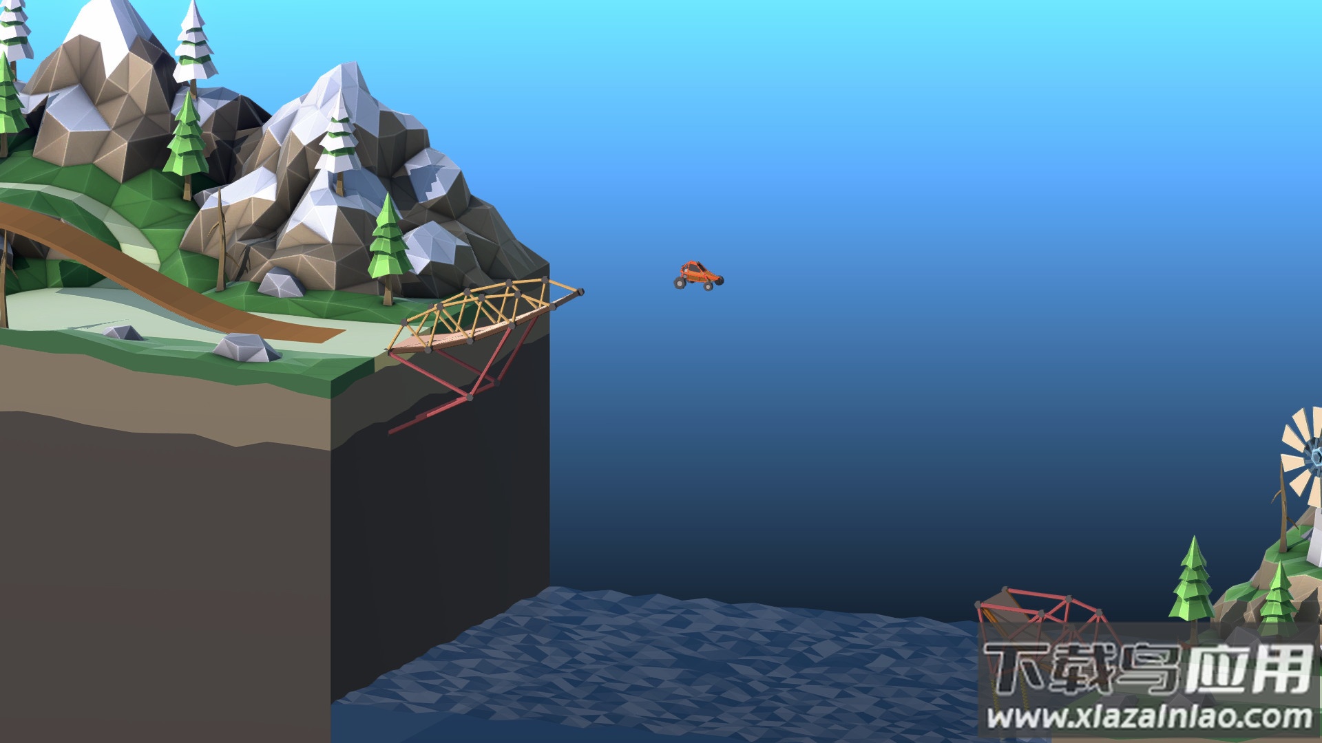 桥梁建造师2手机版(Poly Bridge 2)截图2