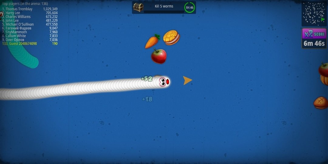 贪吃蛇无限金币版(WormsZone.io)截图1