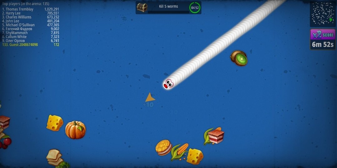 贪吃蛇无限金币版(WormsZone.io)截图2