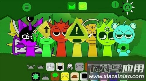 节奏盒子Sprunki绿核手机最新版本最新版截图1