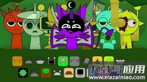 节奏盒子Sprunki绿核手机最新版本最新版截图2