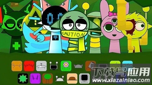 节奏盒子Sprunki绿核手机最新版本最新版截图3