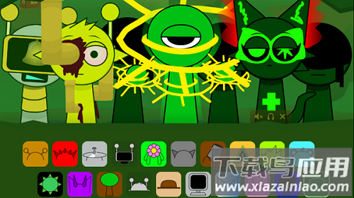 节奏盒子Sprunki绿核手机最新版本最新版截图5