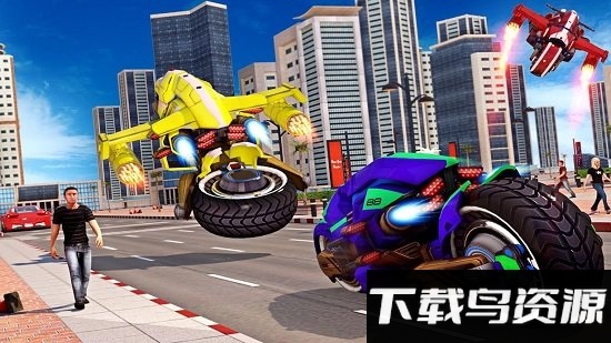 飞行自行车机器人战争3游戏最新版截图4