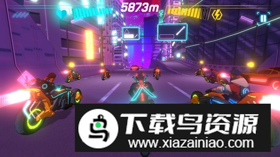 霓虹骑士游戏手机版(Neon Riders)截图3