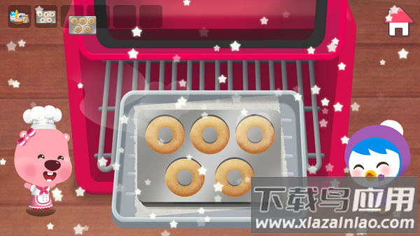 波鲁鲁料理游戏厨房版(Pororo Cooking Game)截图