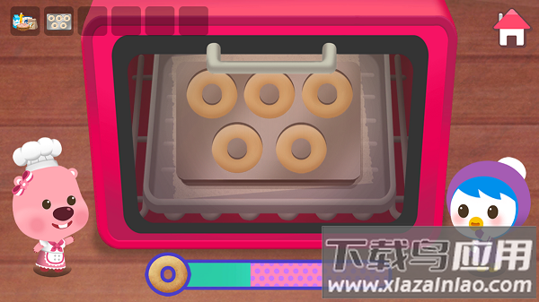 波鲁鲁料理游戏厨房版(Pororo Cooking Game)截图