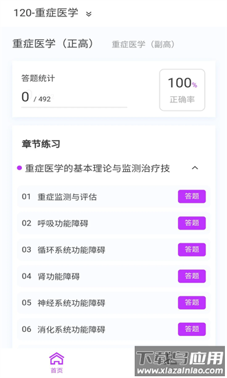 重症医学新题库app截图1