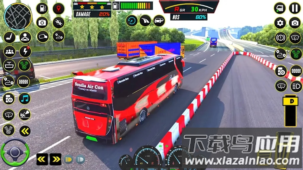 真实巴士模拟器Real Bus Simulator Coach Game截图1