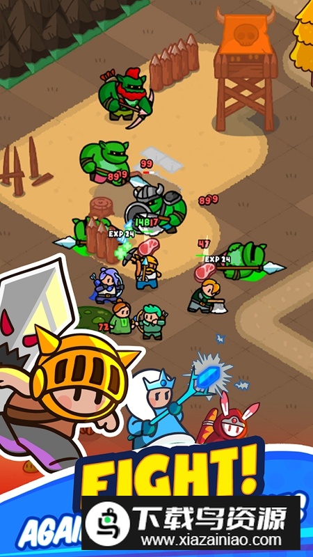 轰轰英雄游戏手机版(Rumble Heroes)截图1
